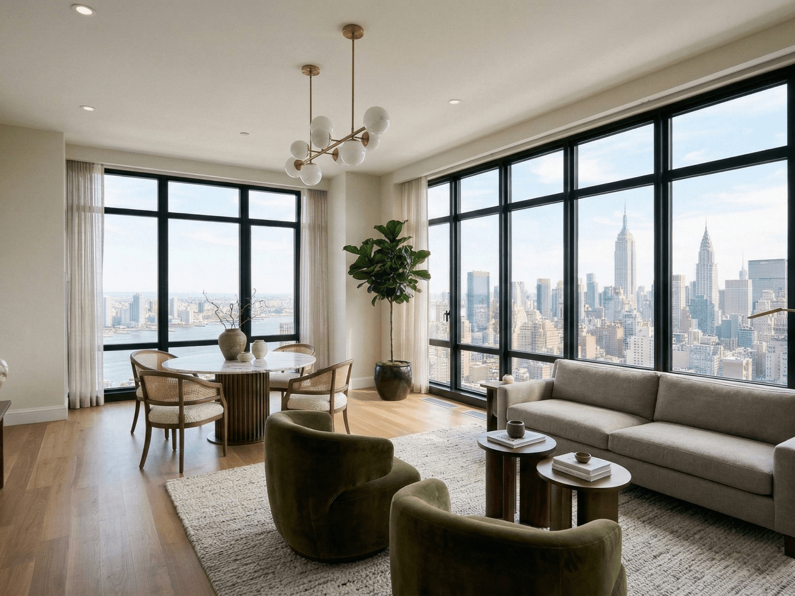 Living & Dining staging style